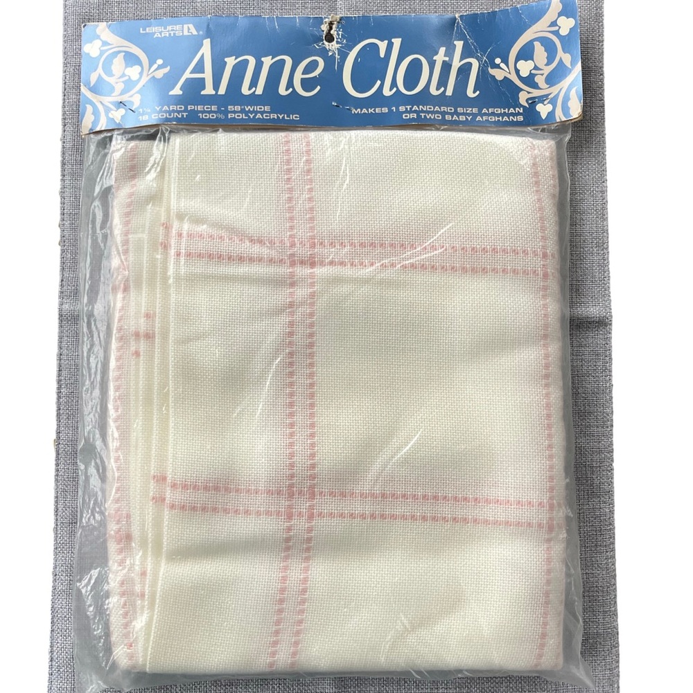 Leisure Arts Anne Cloth | 18 Count | 1 1/4 Yard